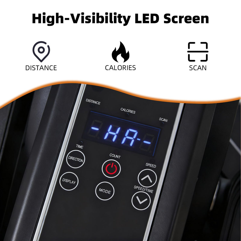whisper quiet under desk elliptical machine with led display for home office workouts - 