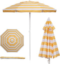 5 5 ft portable beach umbrella lightweight uv protection sunshade with tilt pole carry bag outdoor canopy umbrella for b