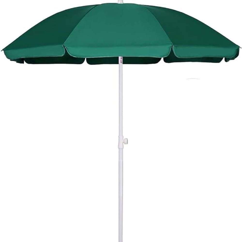 6ft portable picnic outdoor canopy sunshade beach umbrella with tilt function small patio umbrella upf 50 protection gar