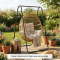 stylish hammock frame swing chair durable hanging stand for relaxation - 