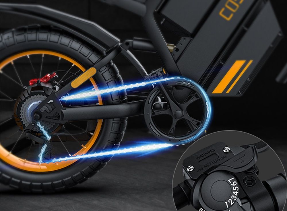  High?performance 1000W off?road e?bike, overview collage of key features