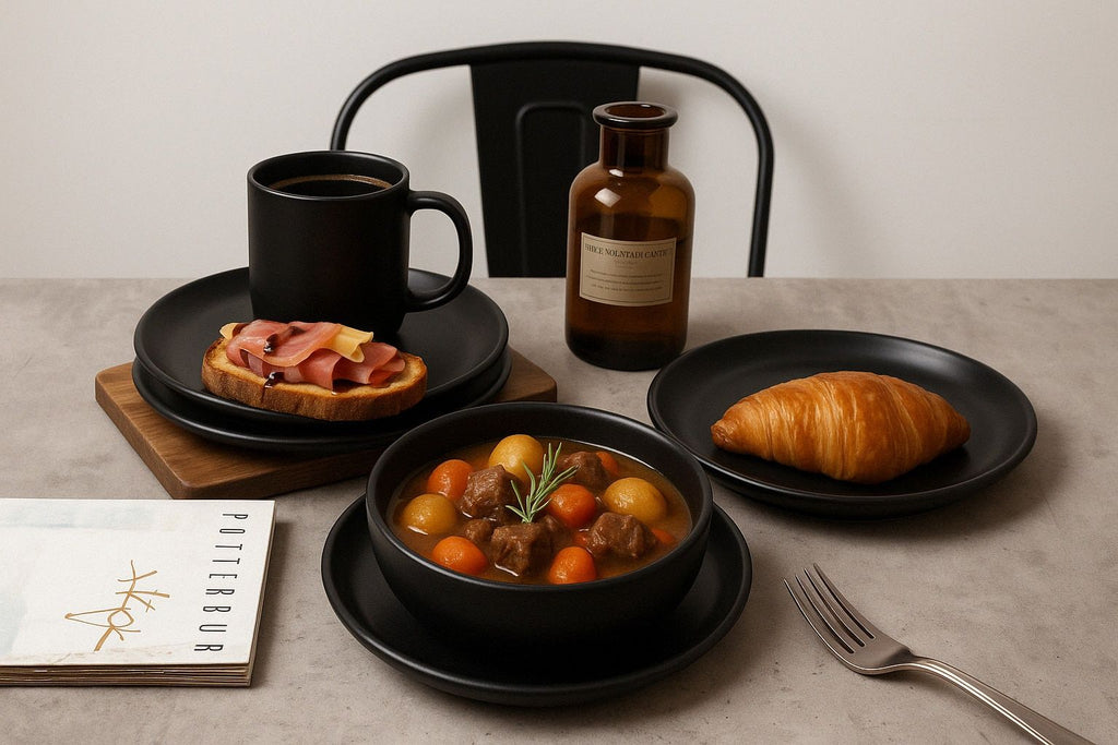 12 piece stoneware dinner plates bowls sets microwave dishwasher safe non toxic dinner plates bowls set stackable matte 