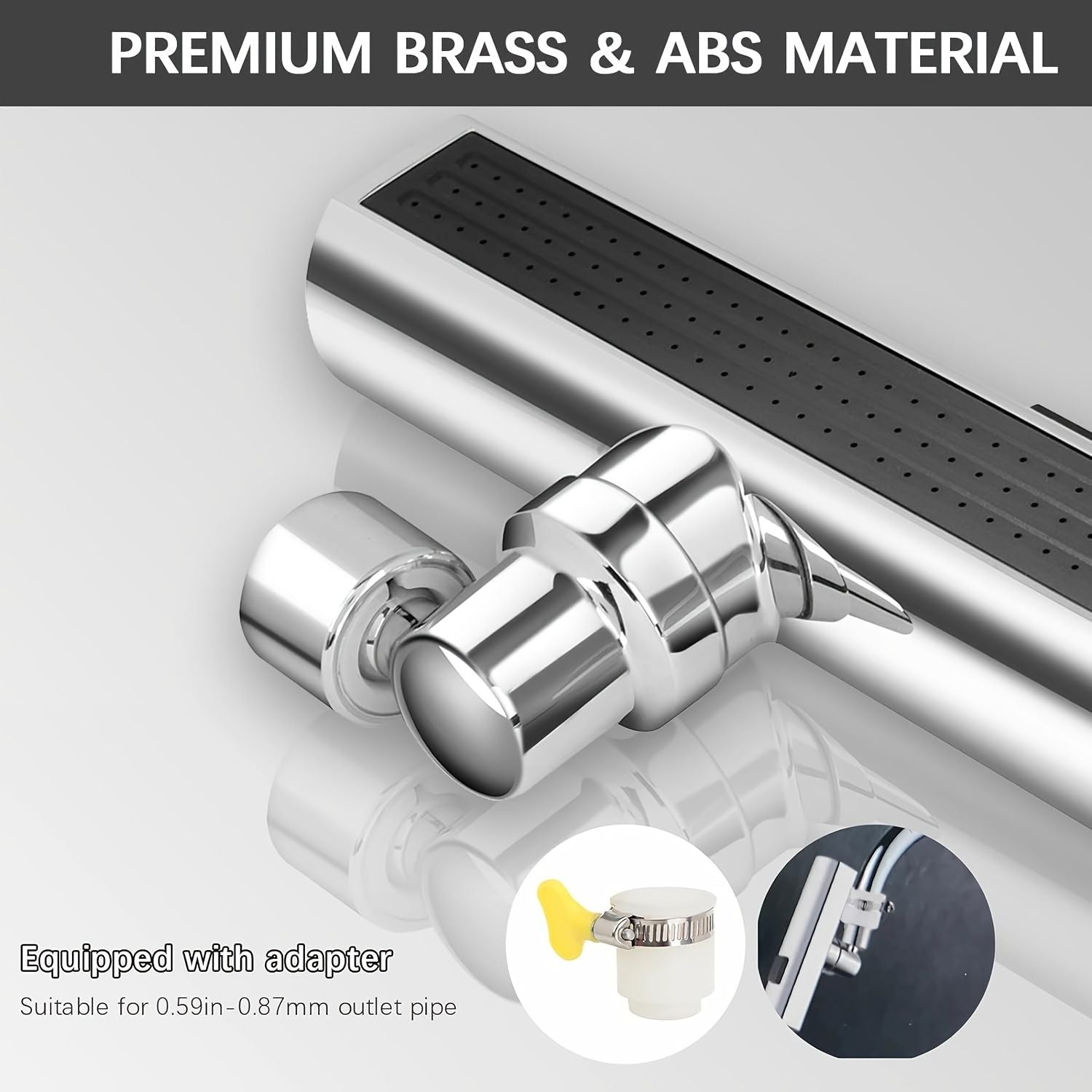 3 in 1 large scale 360 waterfall kitchen faucet touch controlled swivel spout extender for kitchen sink vegetable and fr